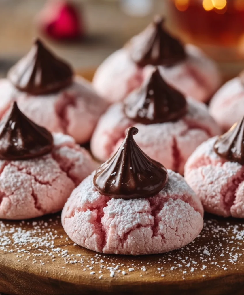 Strawberry Kiss Cookies