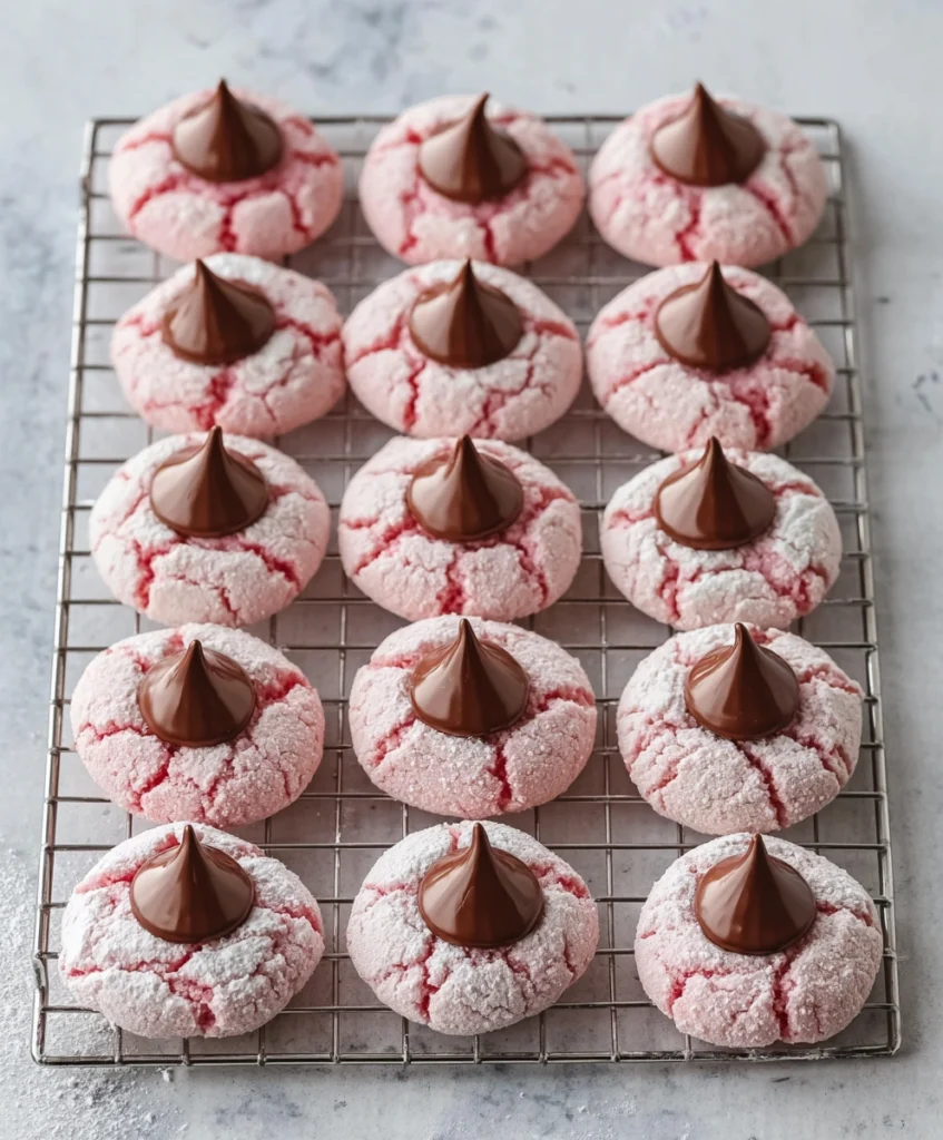 Strawberry Kiss Cookies