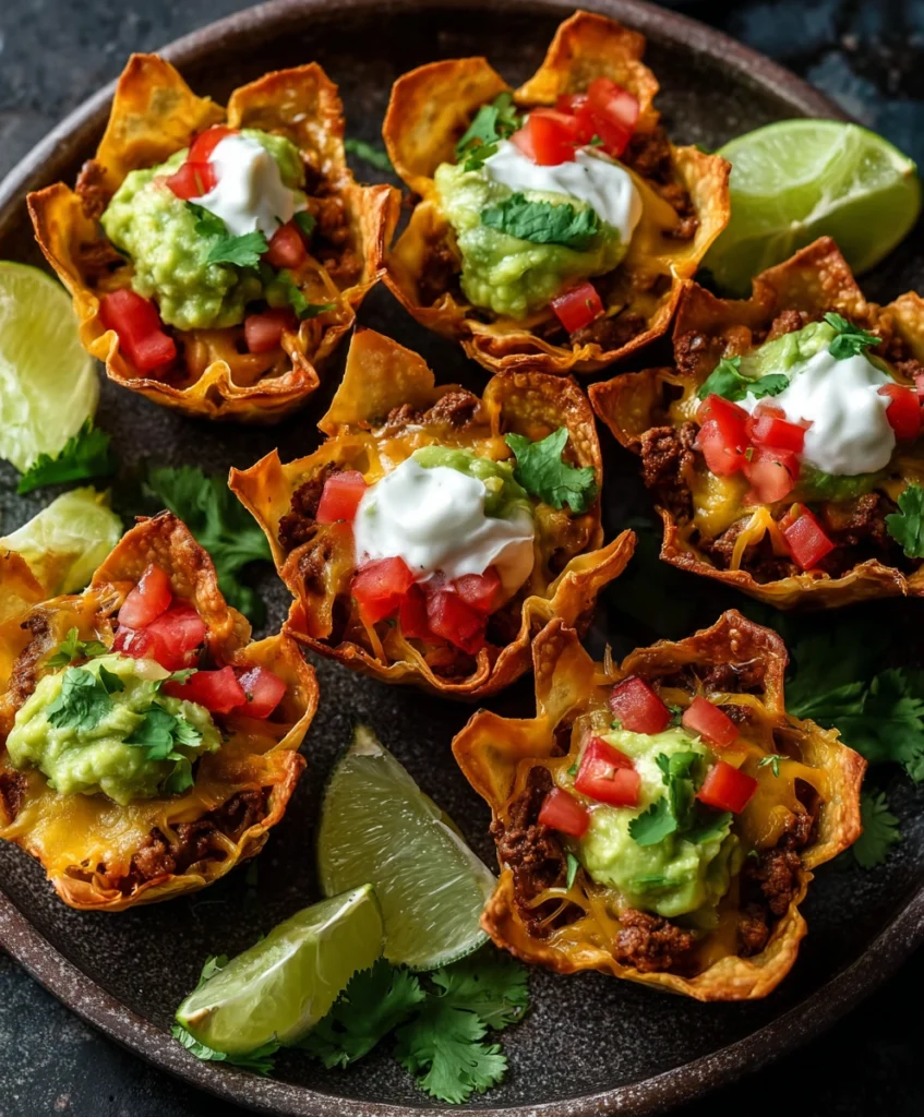 Taco Cups Appetizer
