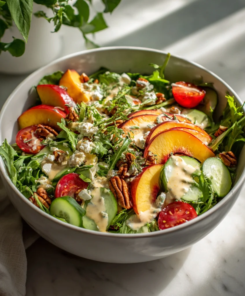 Tasty Peach Salad Dressing