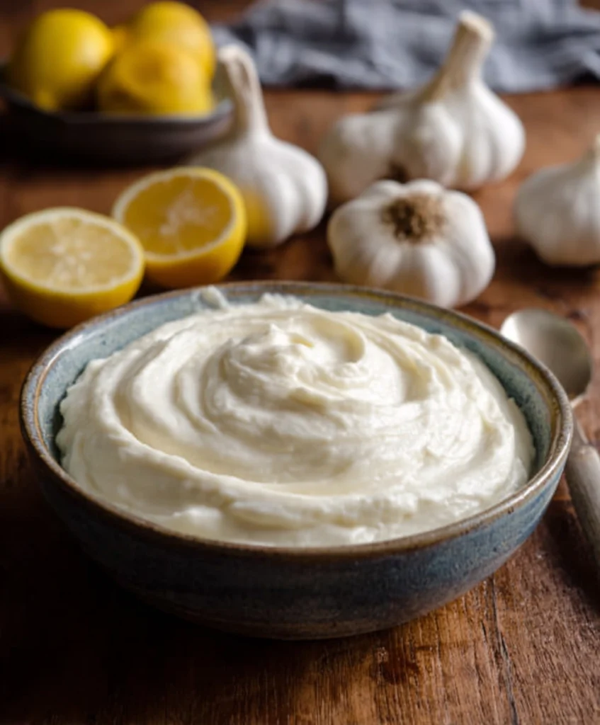 Toum Recipe Lebanese Garlic Sauce