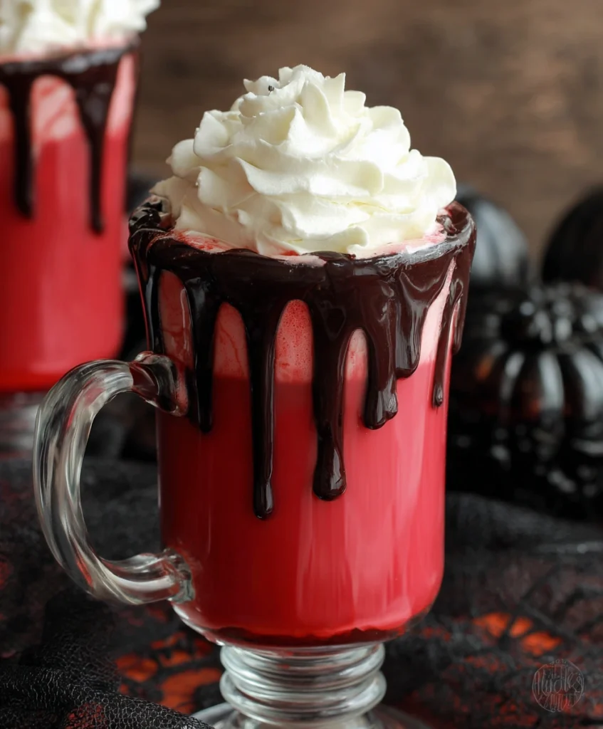 Vampire Hot Chocolate for Halloween