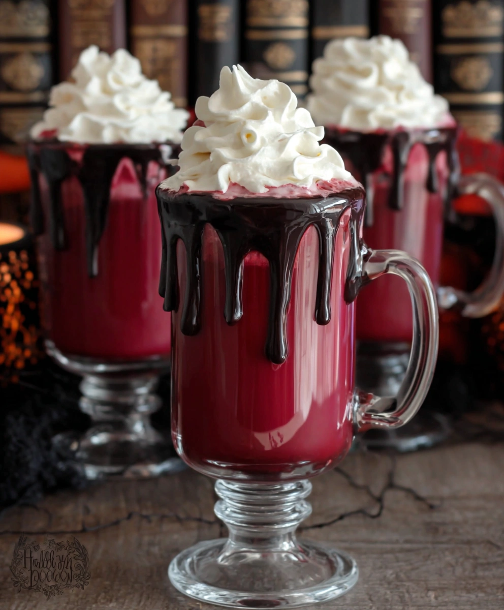 Vampire Hot Chocolate for Halloween