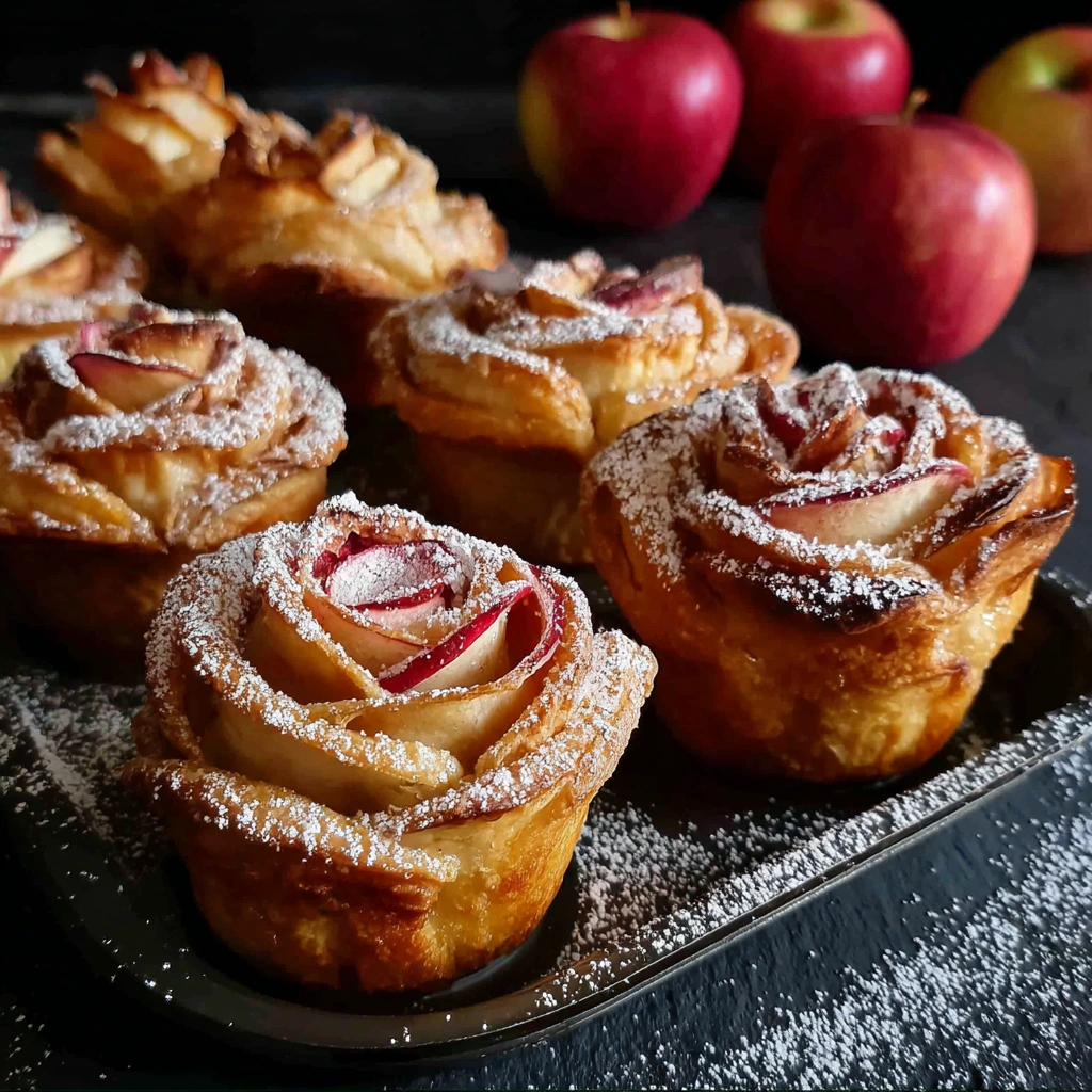 Apple Rose Muffins