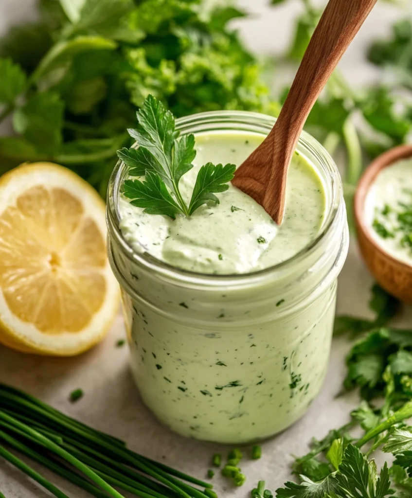 Creamy Green Goddess Dressing