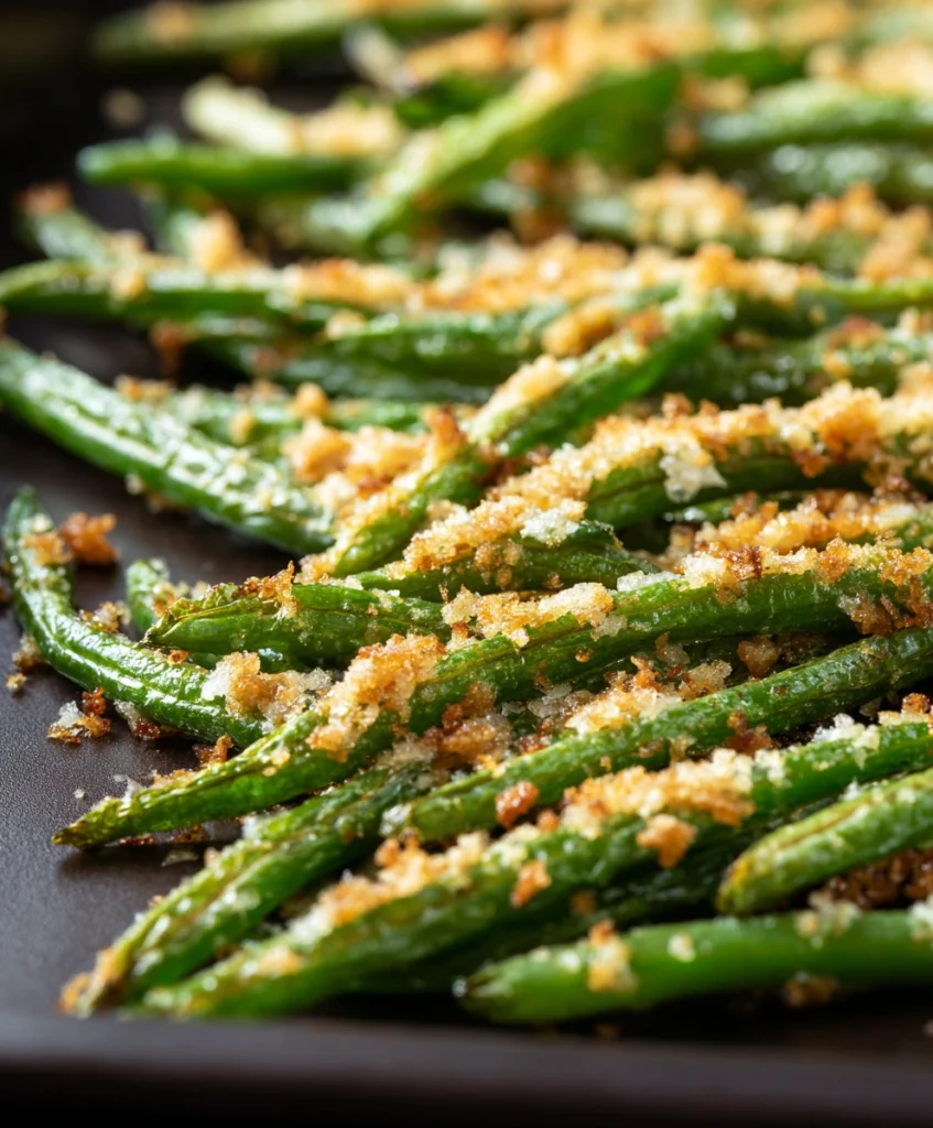 Roasted Parmesan Green Beans