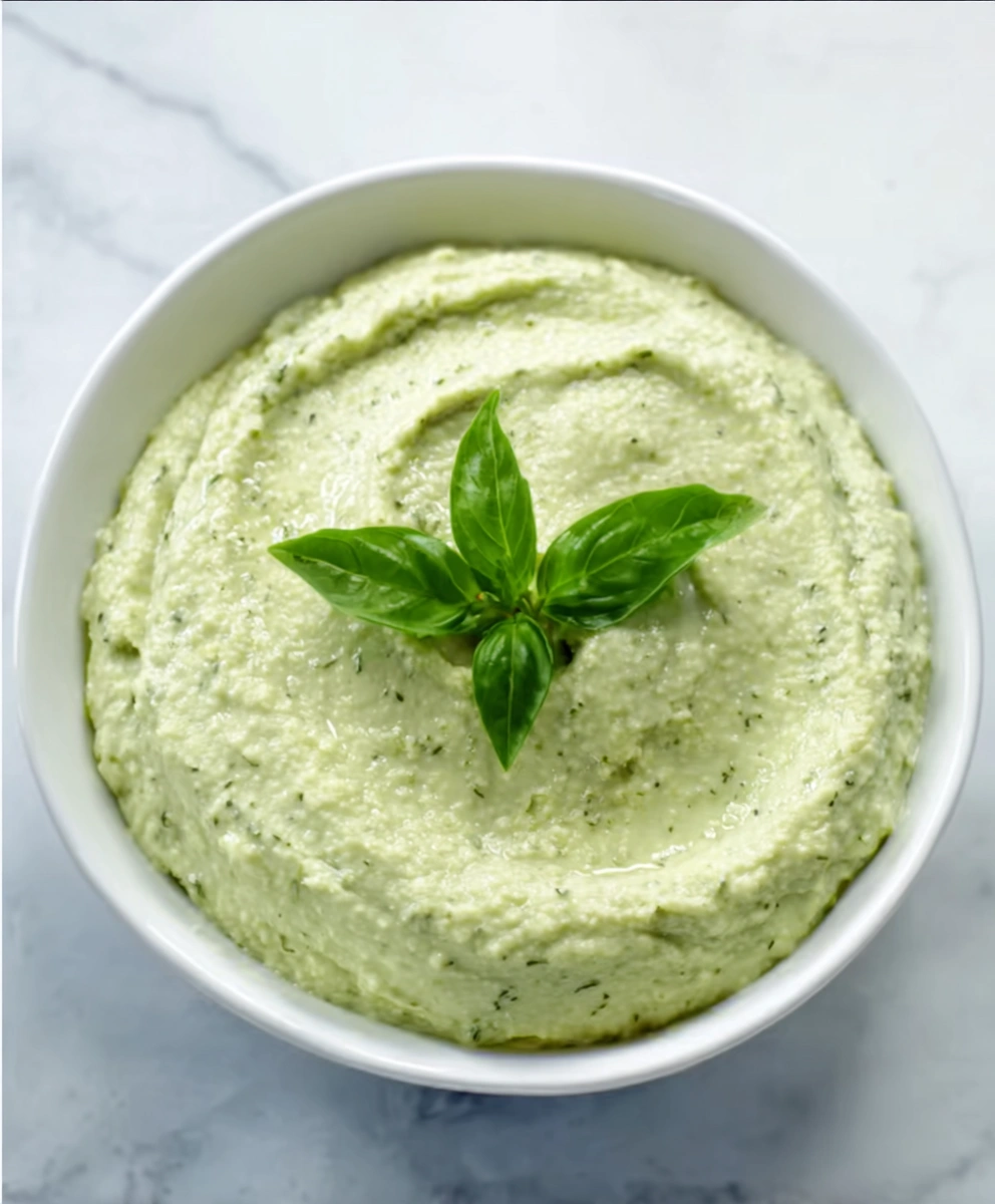 Lemon Basil Hummus