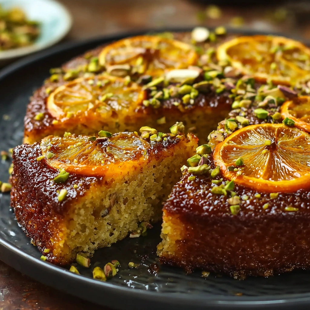 Flourless Orange Pistachio Cake