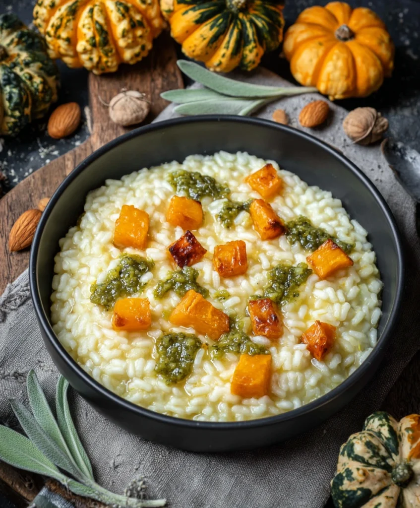 Pumpkin and Sage Risotto