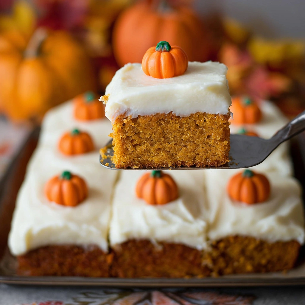 Pumpkin Cake with Cream Cheese Frosting
