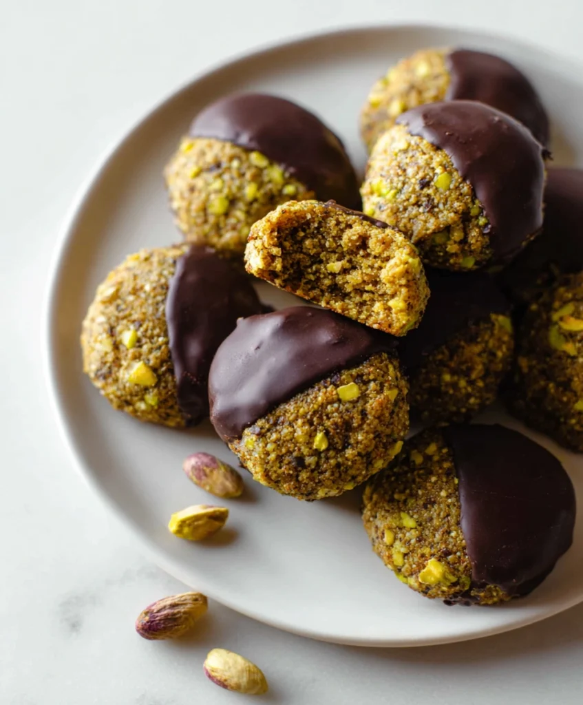 2‑Ingredient Pistachio Cookies