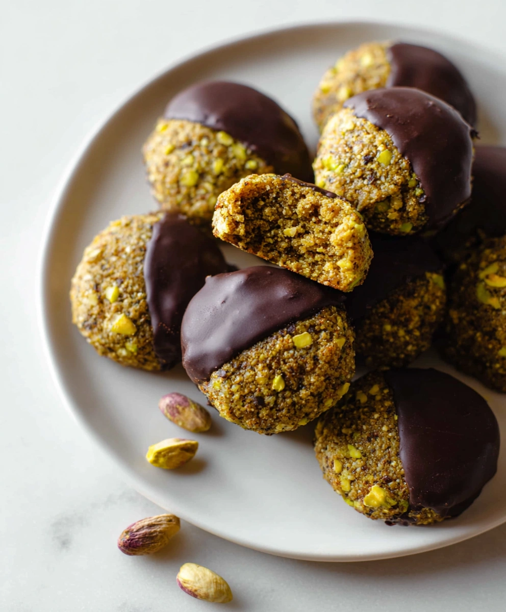 2‑Ingredient Pistachio Cookies