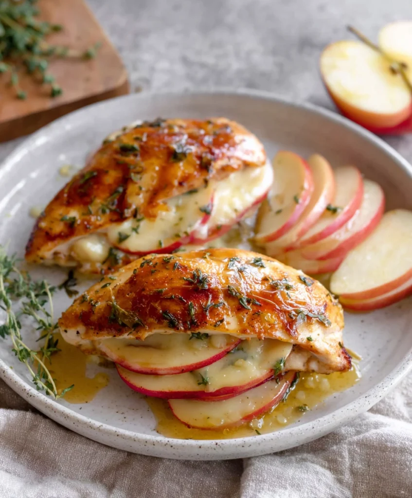 Apple and Brie Stuffed Chicken Breast