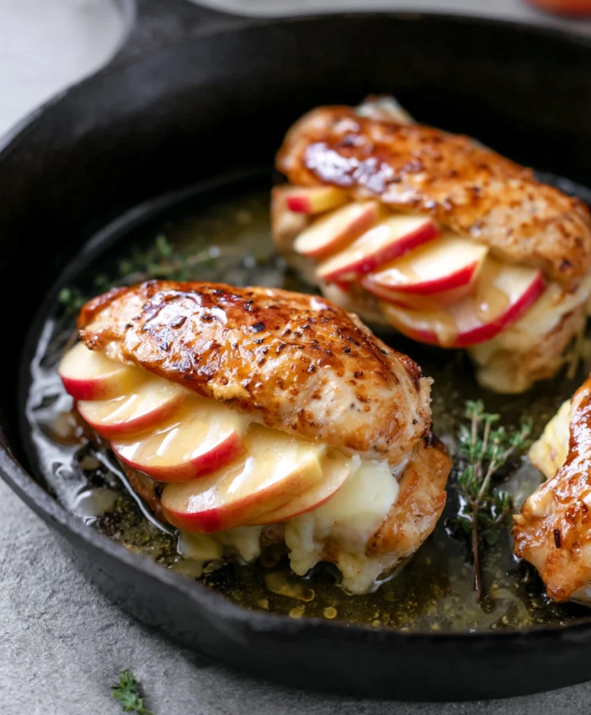 Apple and Brie Stuffed Chicken Breast