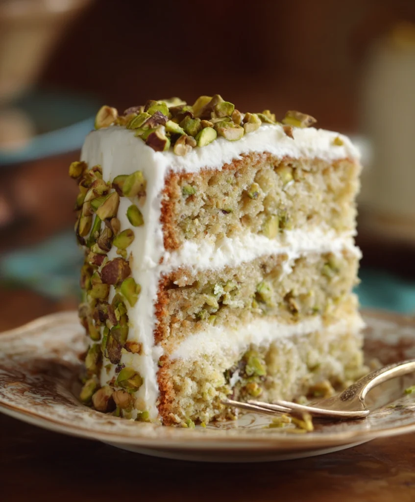 Best Creamy Pistachio Cake