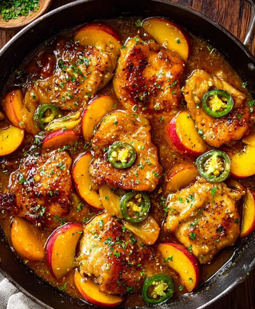 Jalapeno Peach Chicken