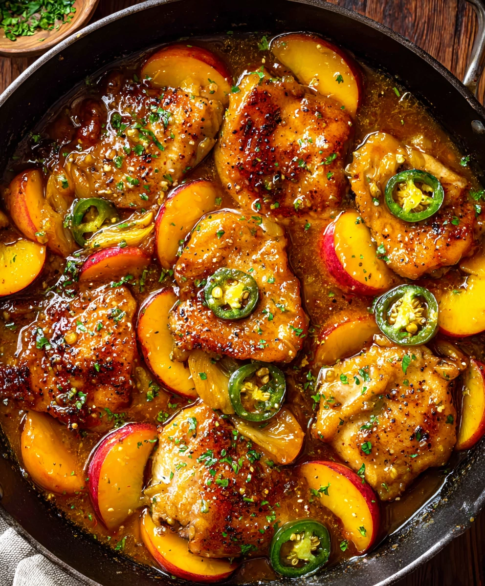 Jalapeno Peach Chicken