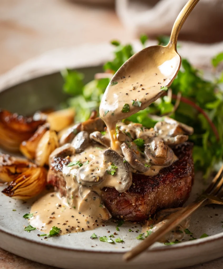 Luxuriously Creamy Mushroom Sauce