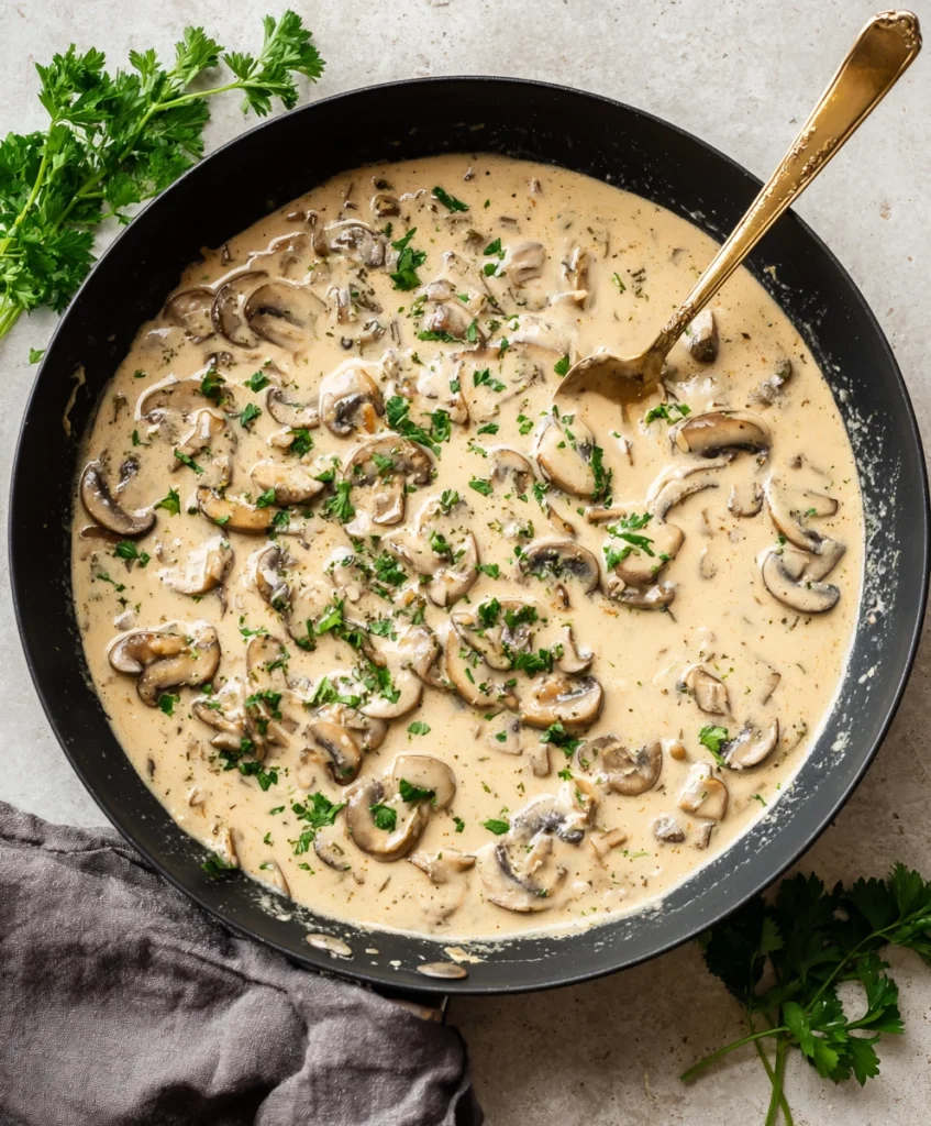 Luxuriously Creamy Mushroom Sauce