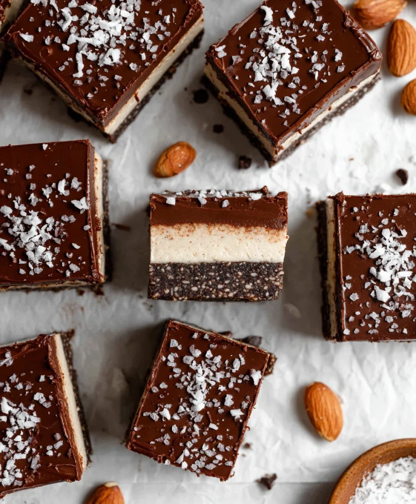 No Bake Coconut Brownies