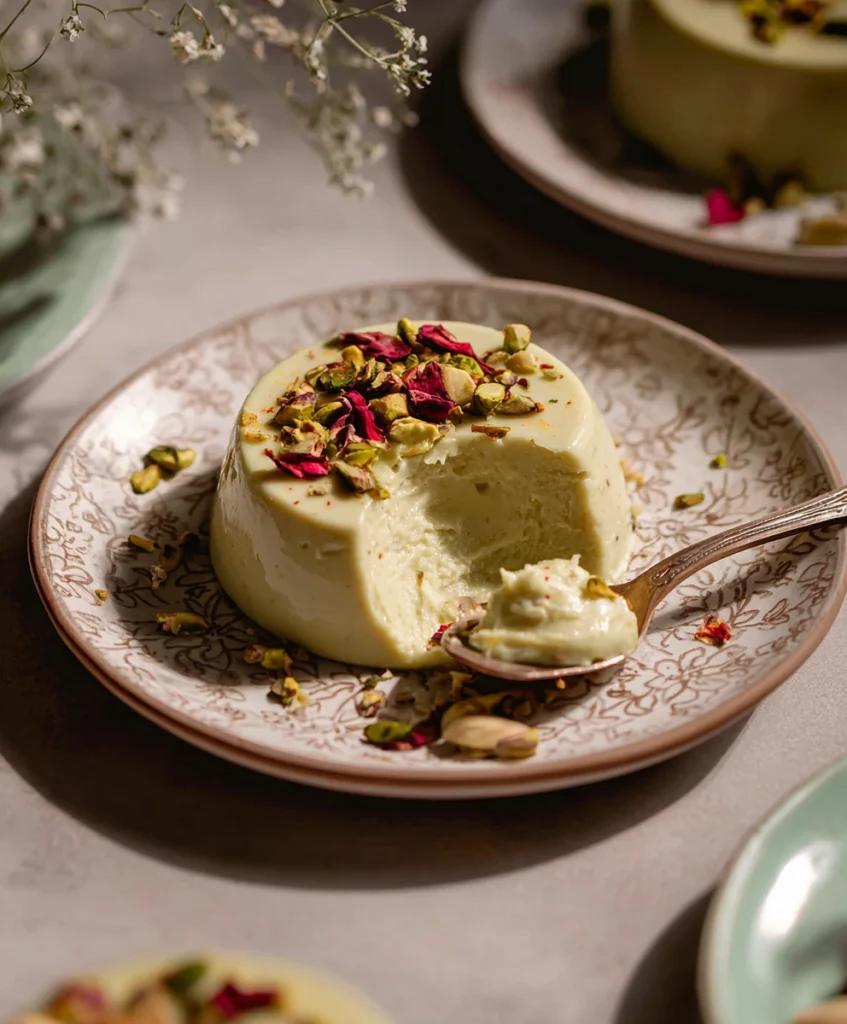 Pistachio Panna Cotta