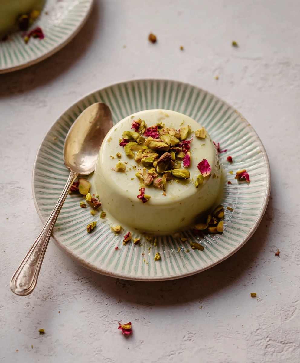 Pistachio Panna Cotta