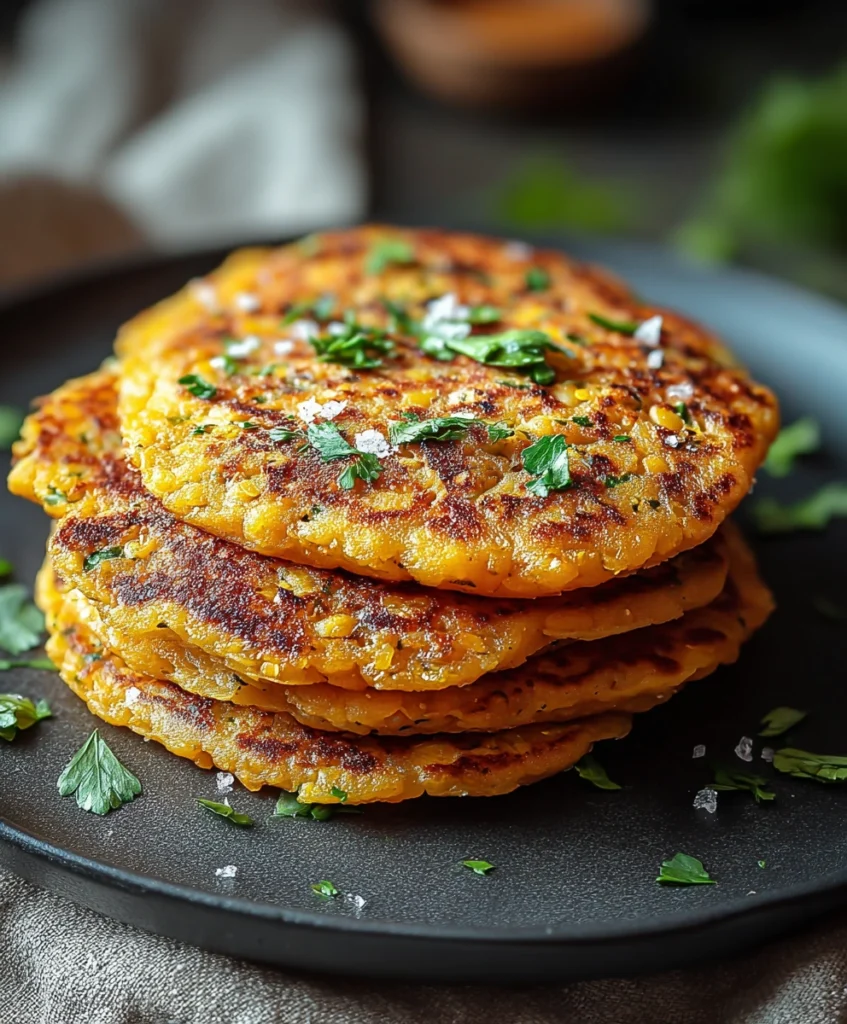 Red Lentil Pancakes