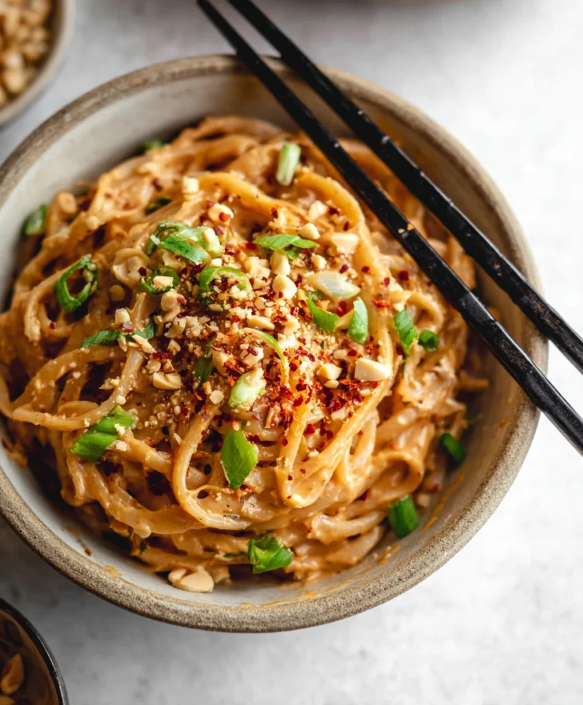 Spicy Peanut Butter Noodles