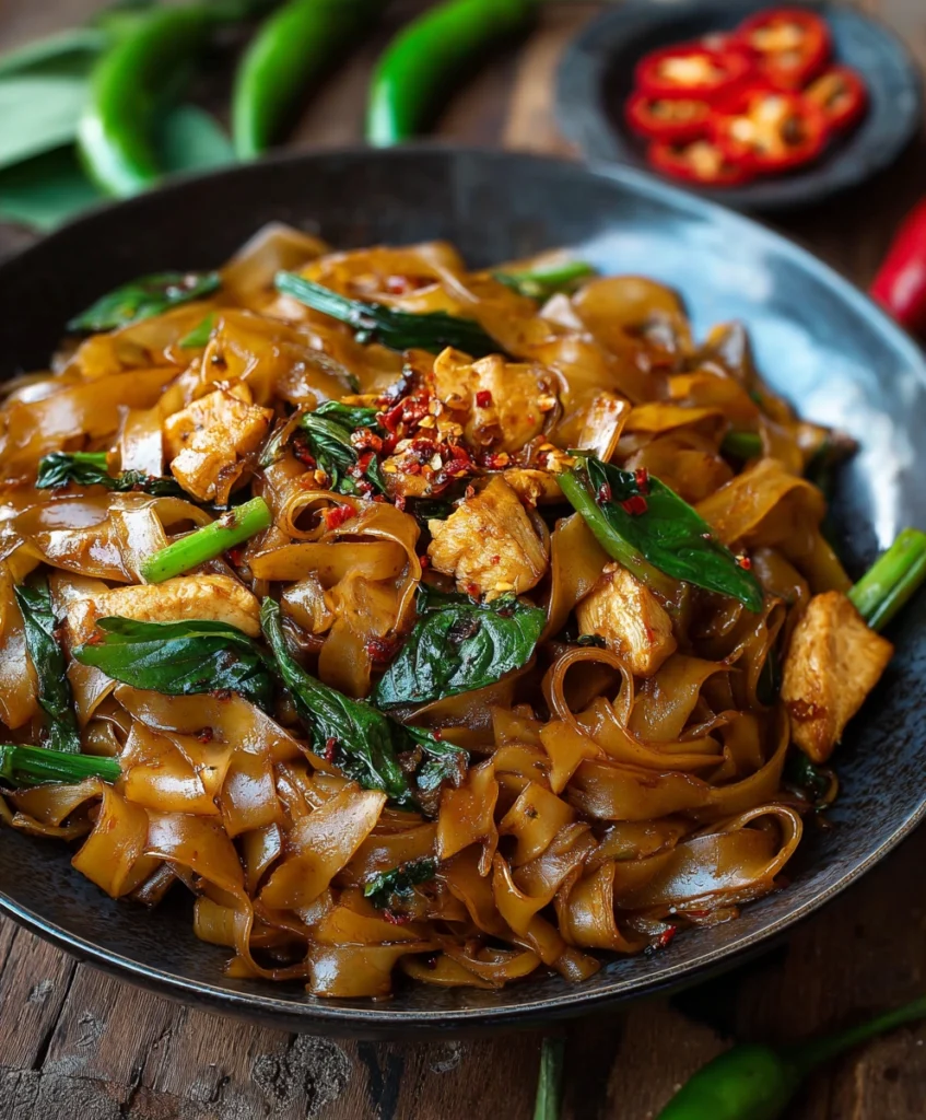 Street Style Thai Drunken Noodles