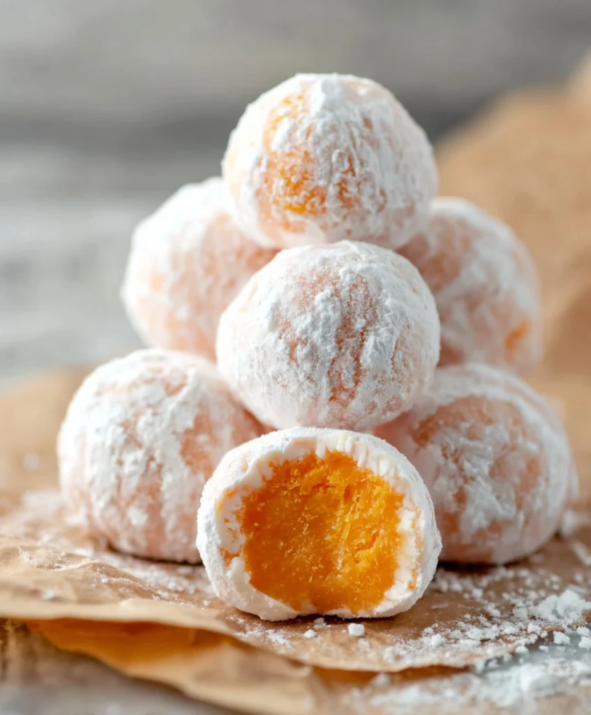 White Chocolate Orange Creamsicle Truffles