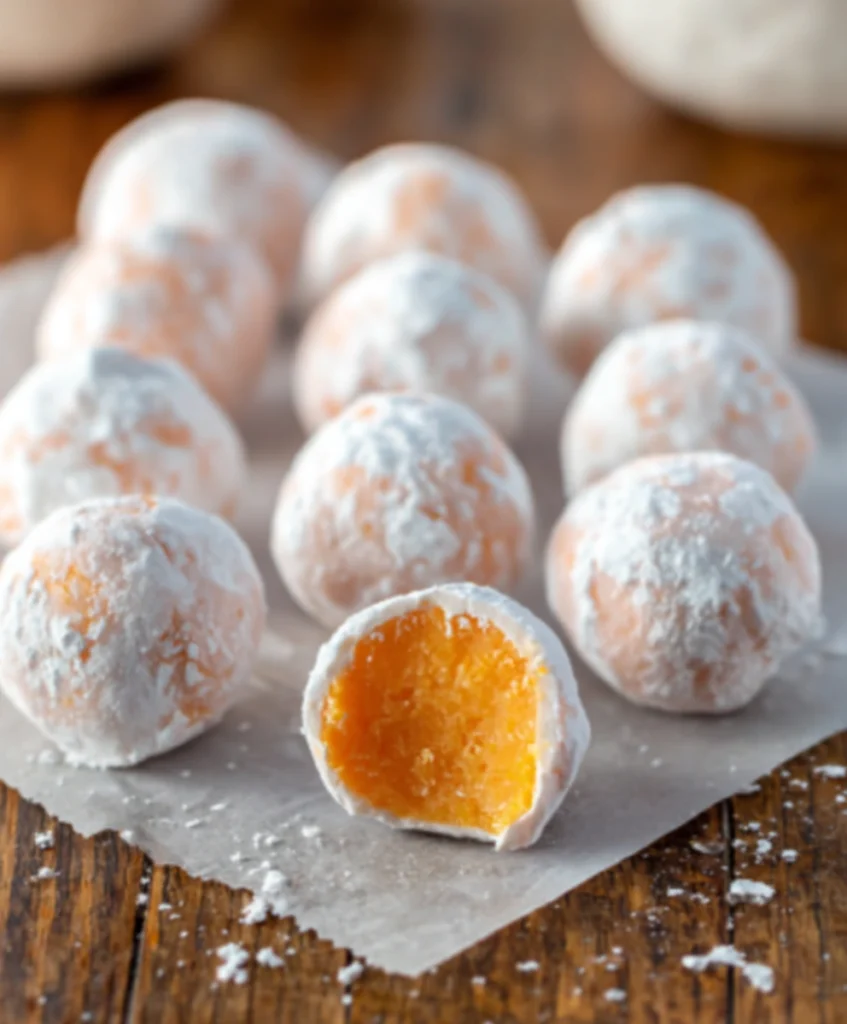 White Chocolate Orange Creamsicle Truffles
