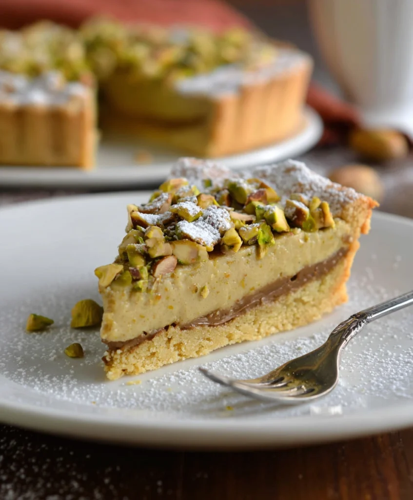 Italian Tart with Pistachio Cream (Pistachio Crostata)