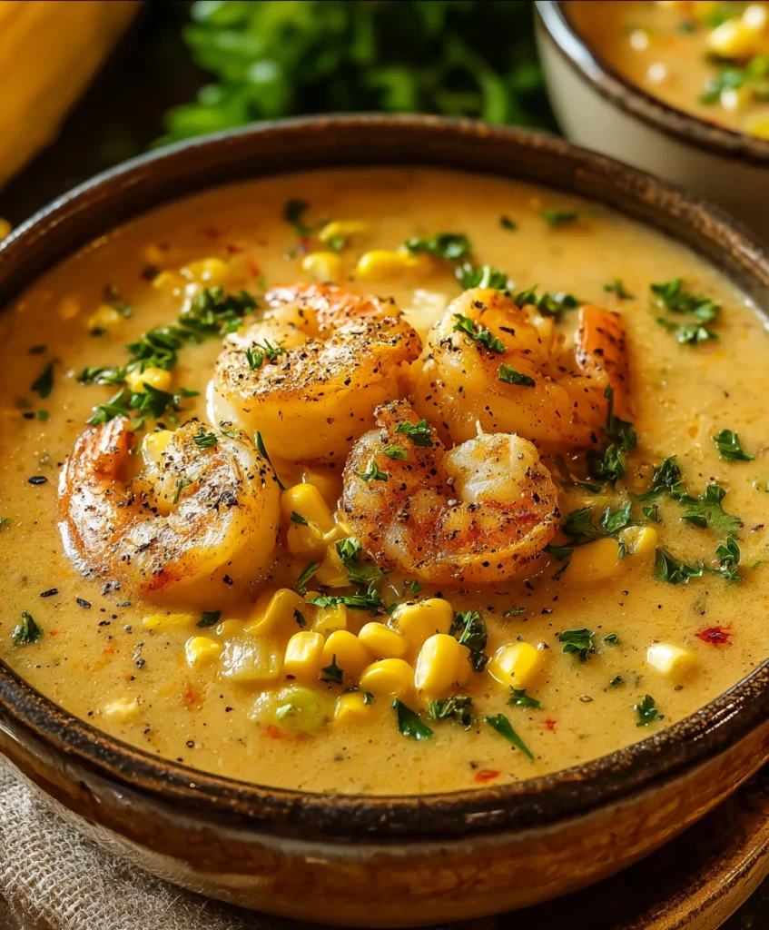 New Orleans Shrimp and Corn Bisque