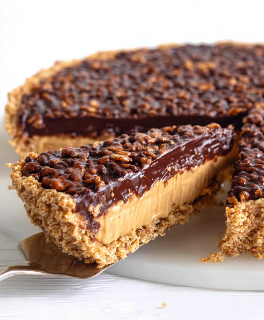 Peanut Butter Chocolate Crunch Pie