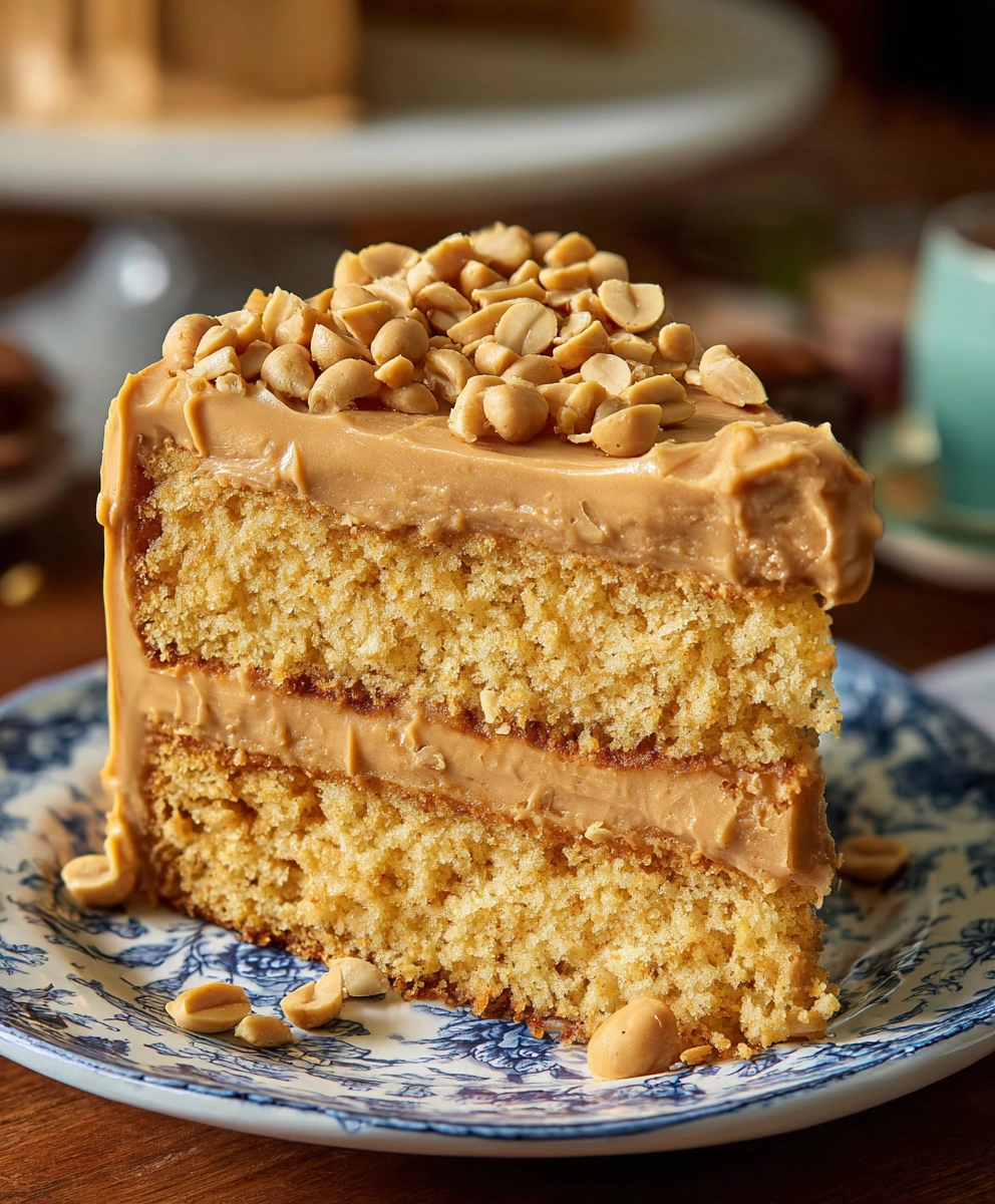 Old-Fashioned Peanut Butter Cake