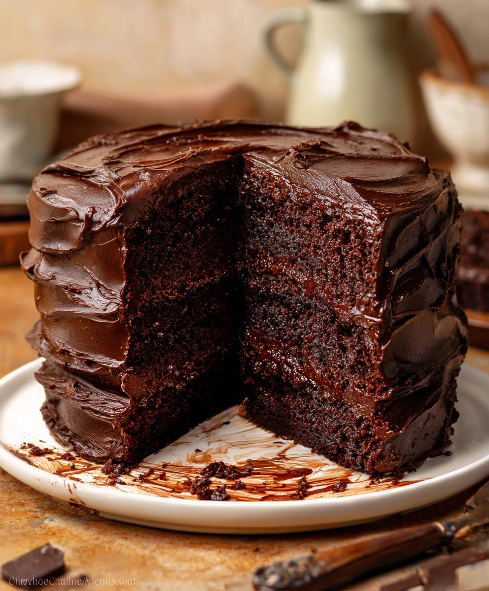 6-Ingredient Death by Chocolate Cake