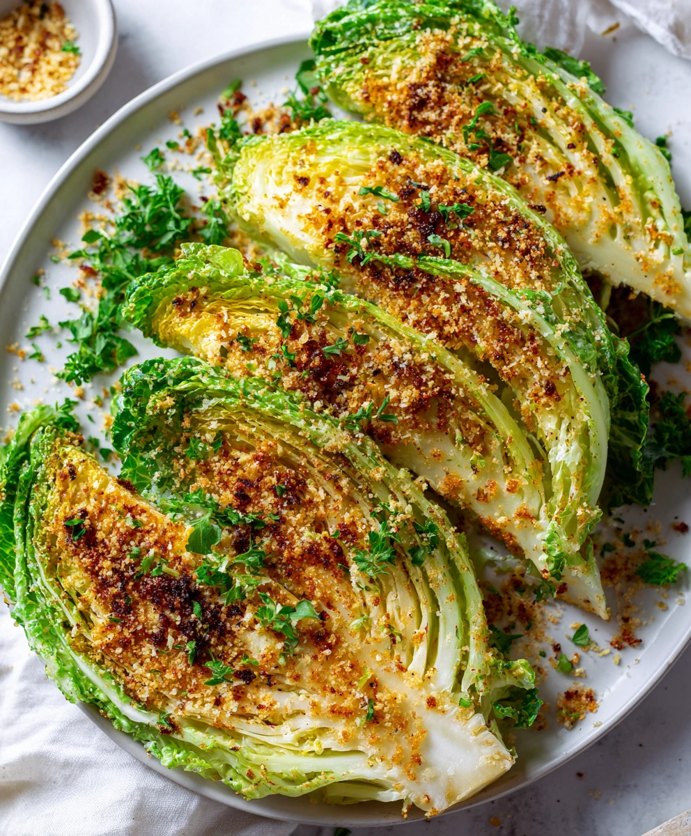 Air Fryer Cabbage Wedges