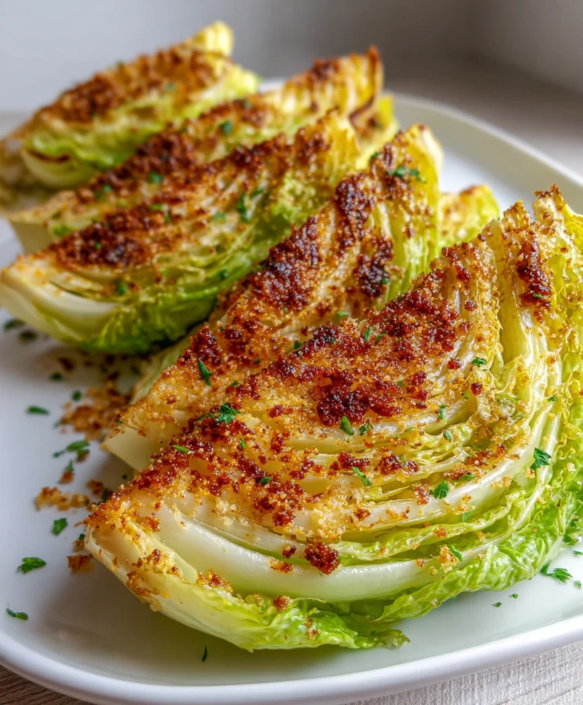 Air Fryer Cabbage Wedges