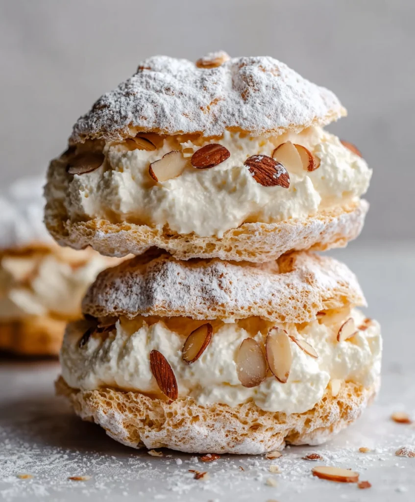 Almond Dacquoise Cream Clouds
