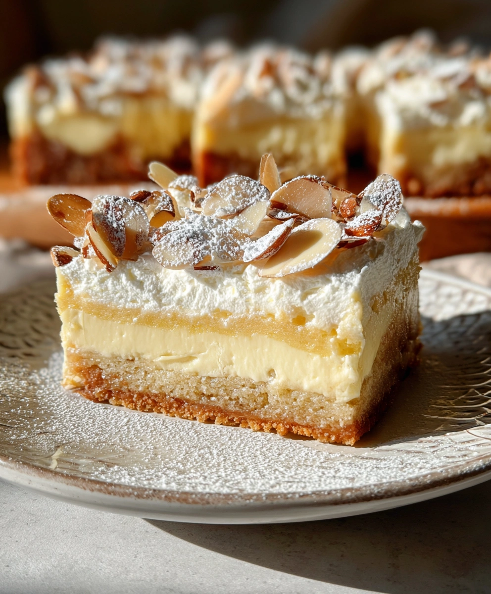 Almond Frangipane Cheesecake Bars