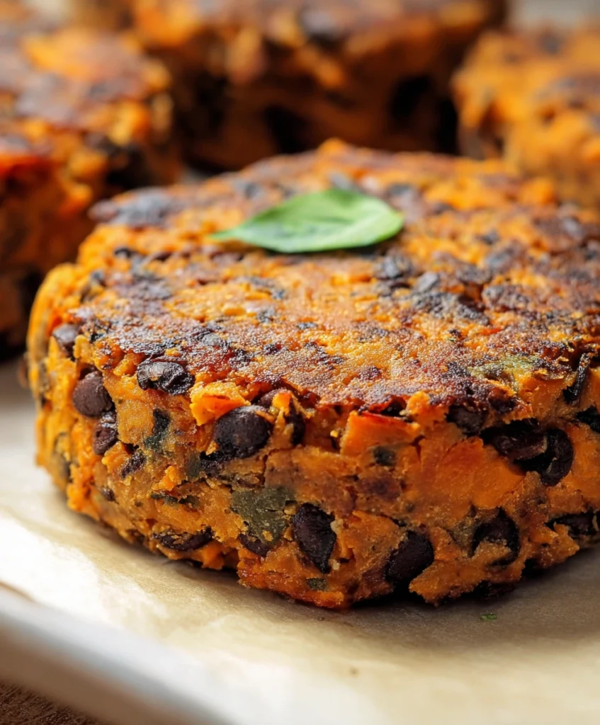 Amazing Sweet Potato and Black Bean Patties for Lunch Boxes
