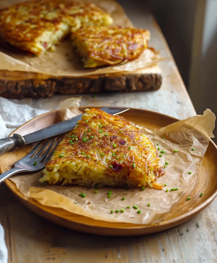 Bacon and Cheese Potato Rösti