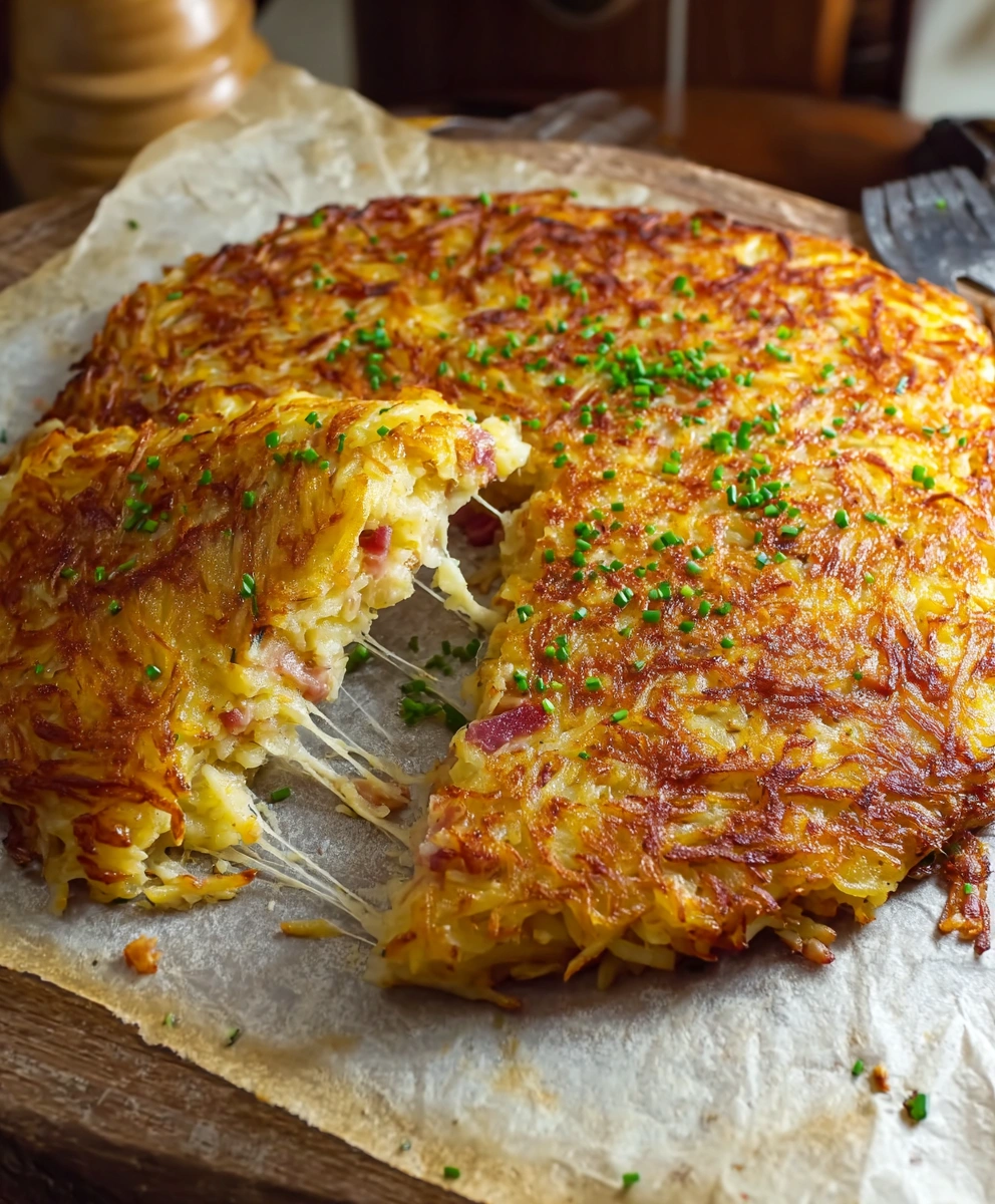 Bacon and Cheese Potato Rösti