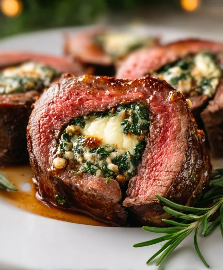 Best Christmas Stuffed Beef Tenderloin