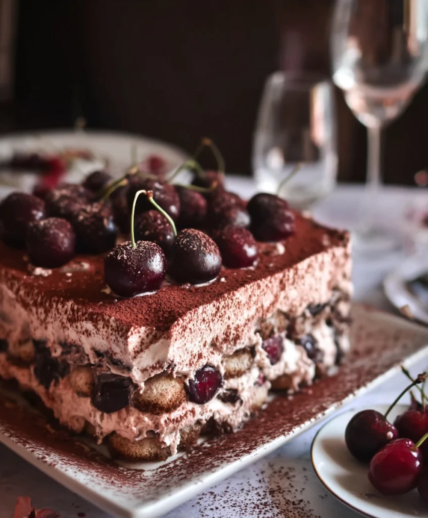 Black Forest Tiramisu