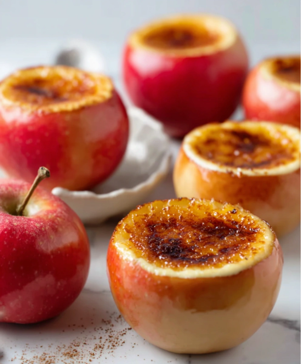 Spiced Apple Crème Brûlée