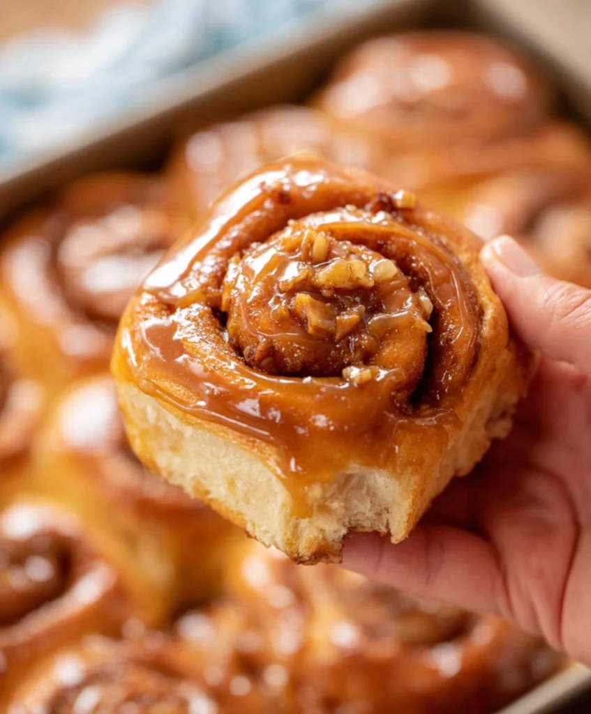 Caramel Apple Cinnamon Rolls
