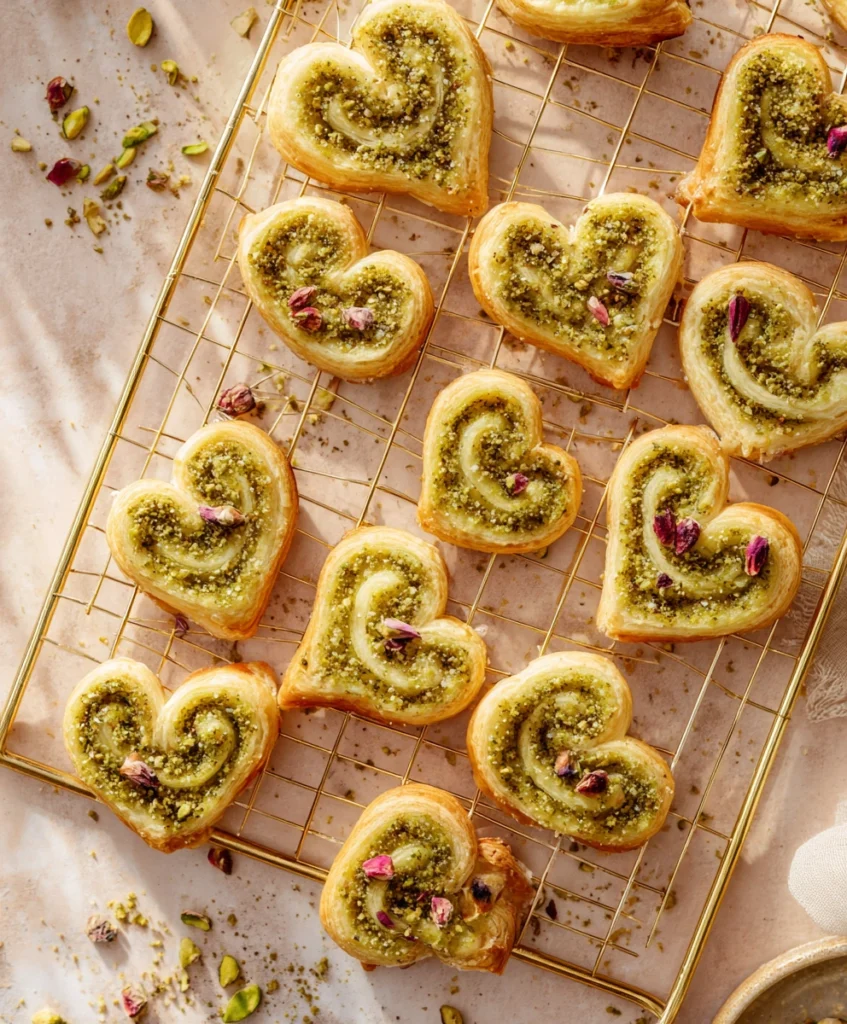 Cardamom Pistachio Palmiers