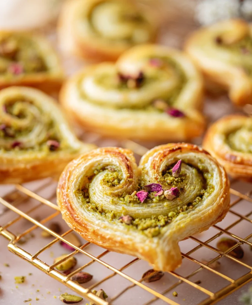 Cardamom Pistachio Palmiers