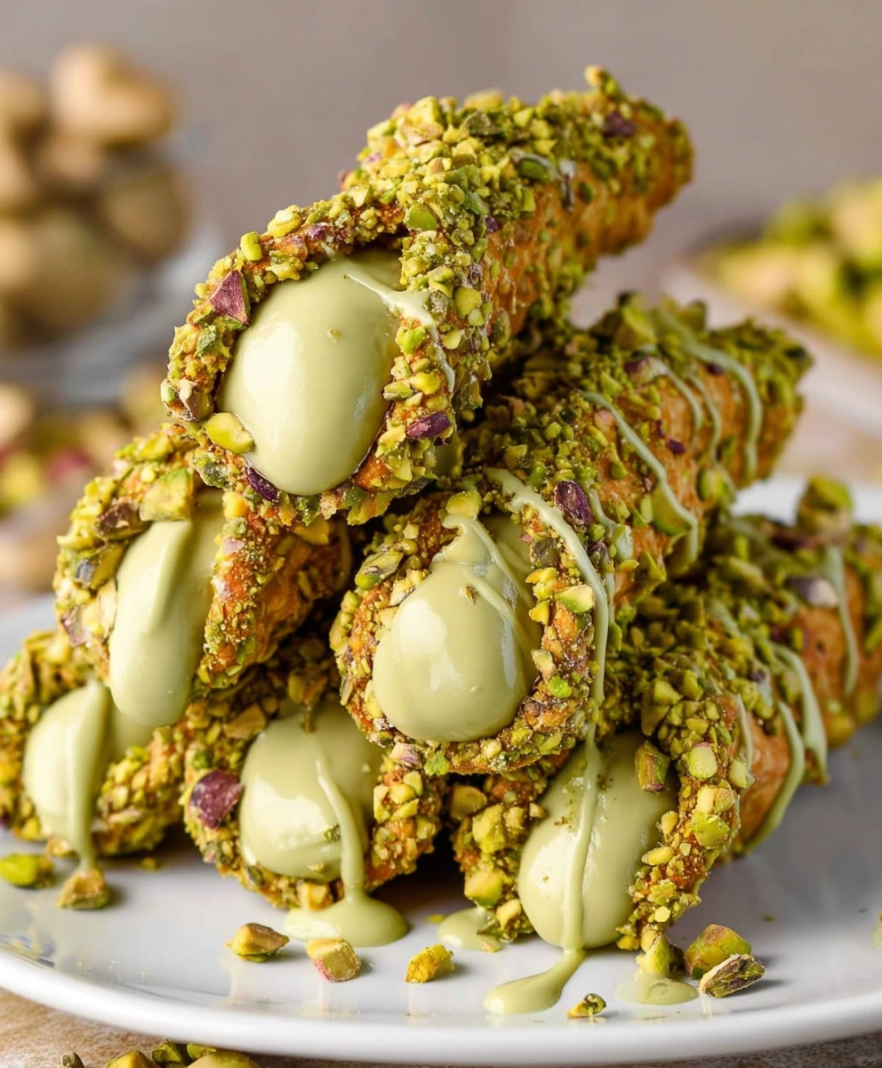 Cheat Air Fryer Pistachio Cannoli